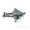 4.8 grade blue white zinc outer hexagon bolt DIN931 933